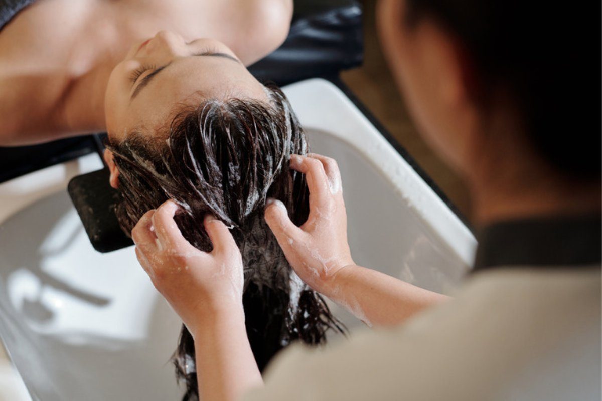 Trattamento capelli in corso da SC Parrucchieri